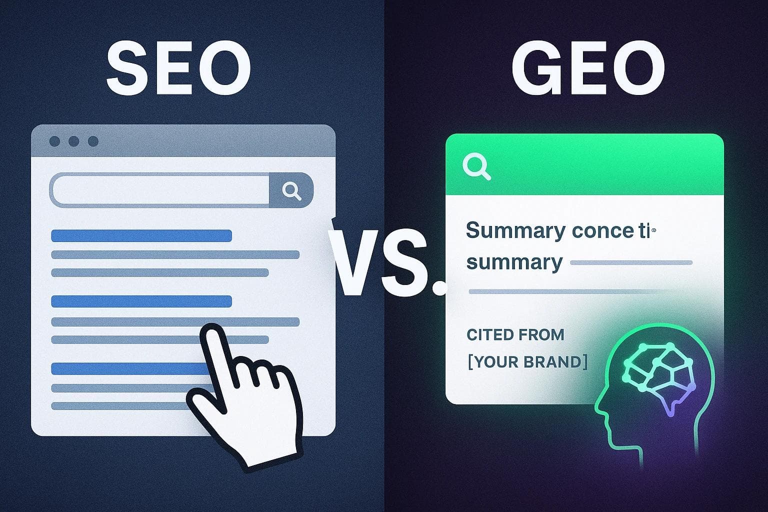SEO vs GEO key differences in ranking and AI citation