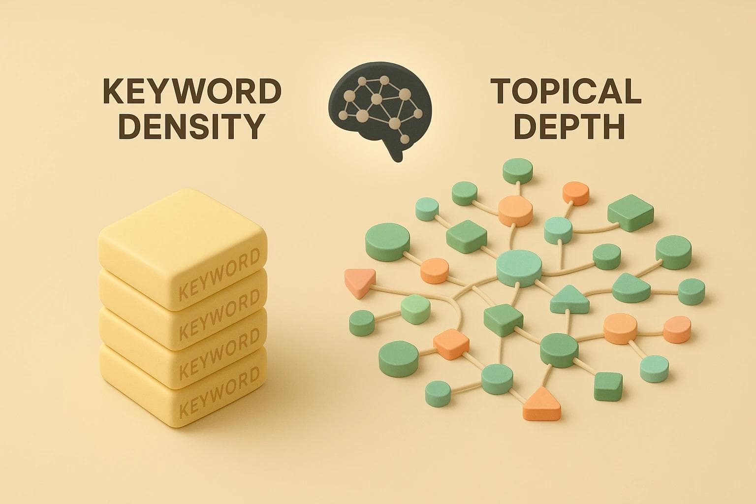 Topical Depth vs Keyword Density in AI Content Strategy