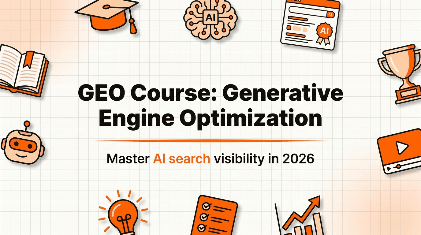 GEO Course: Learn Generative Engine Optimization
