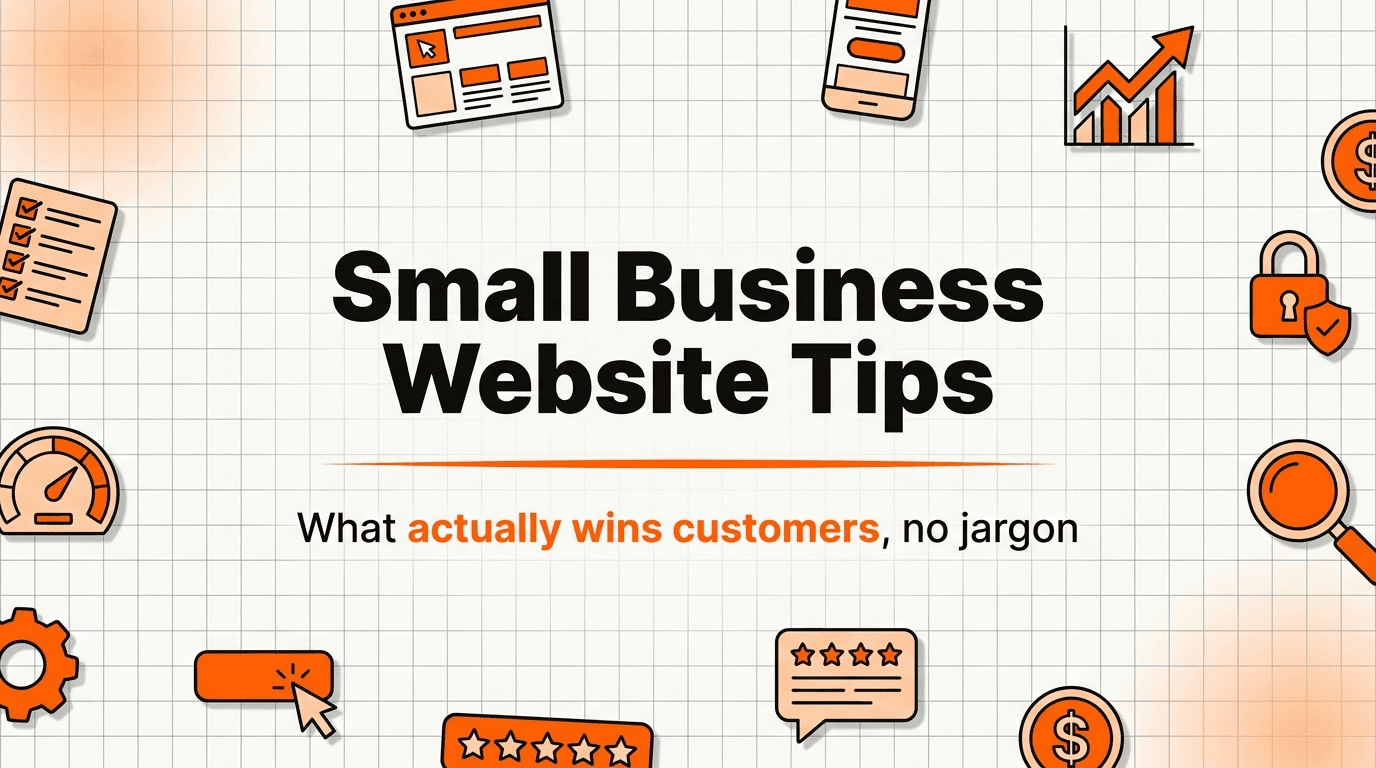 Small Business Website Tips: What Actually Wins Customers (Not Awards)
