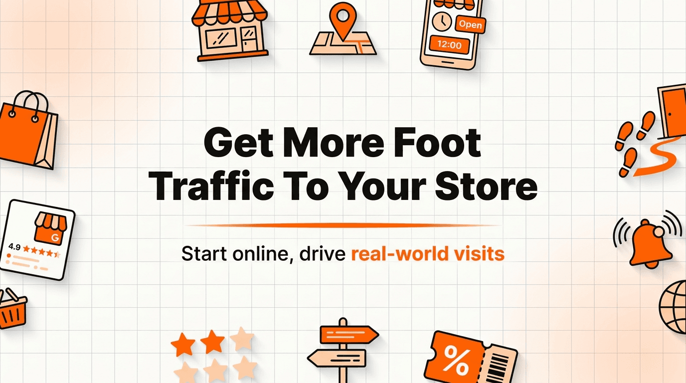 How to Get More Foot Traffic to Your Store (Starting With What Happens Online)