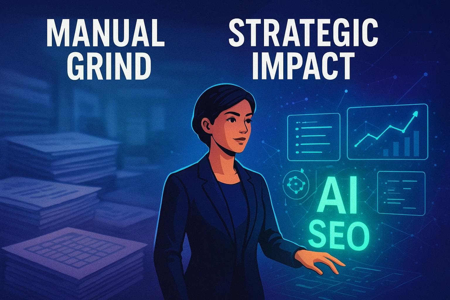 AI SEO for Marketers From Manual Grind to Strategic Impact