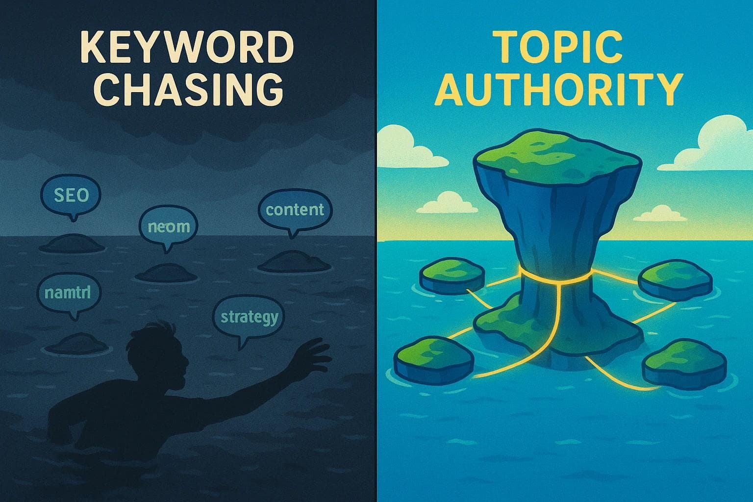 Understanding Topic Authority vs Keyword Chasing