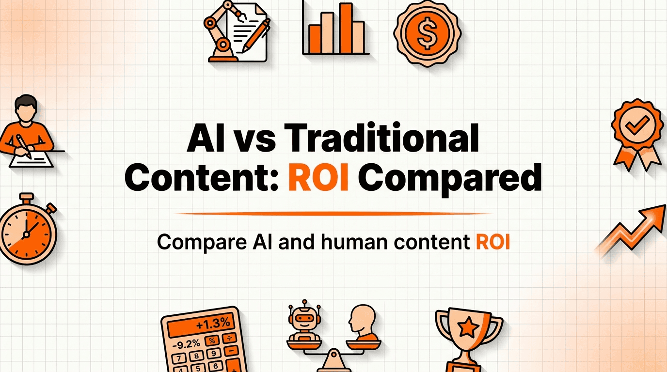 AI Content vs Traditional Content: Cost, Quality, and ROI Compared
