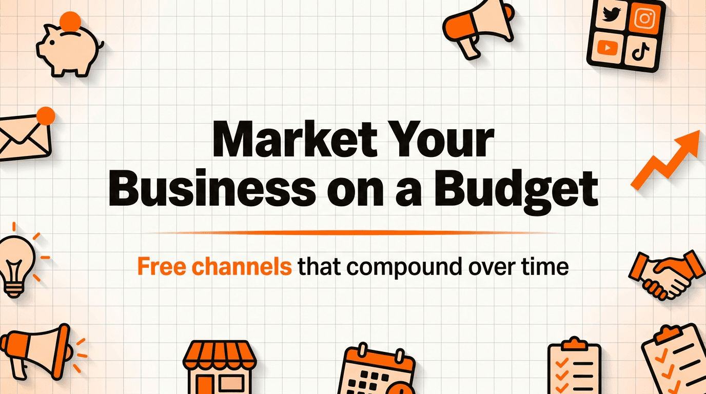 How to Market Your Business on a Budget: The Free Channels That Compound