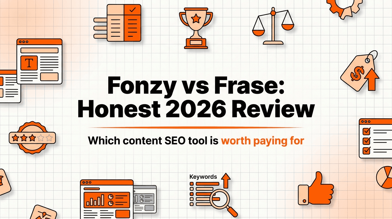 Fonzy vs Frase: Honest Comparison (2026)