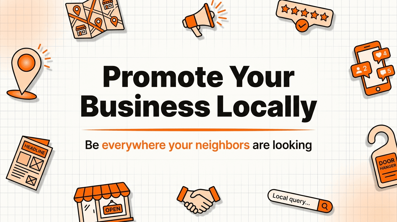 How to Promote Your Business Locally: Be Everywhere Your Neighbors Look