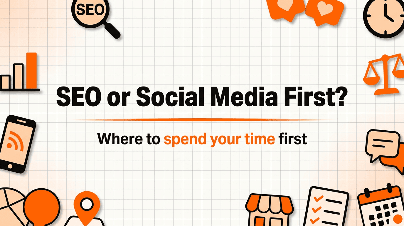 "SEO or Social Media: Where Should a Small Business Spend Its Time First?"