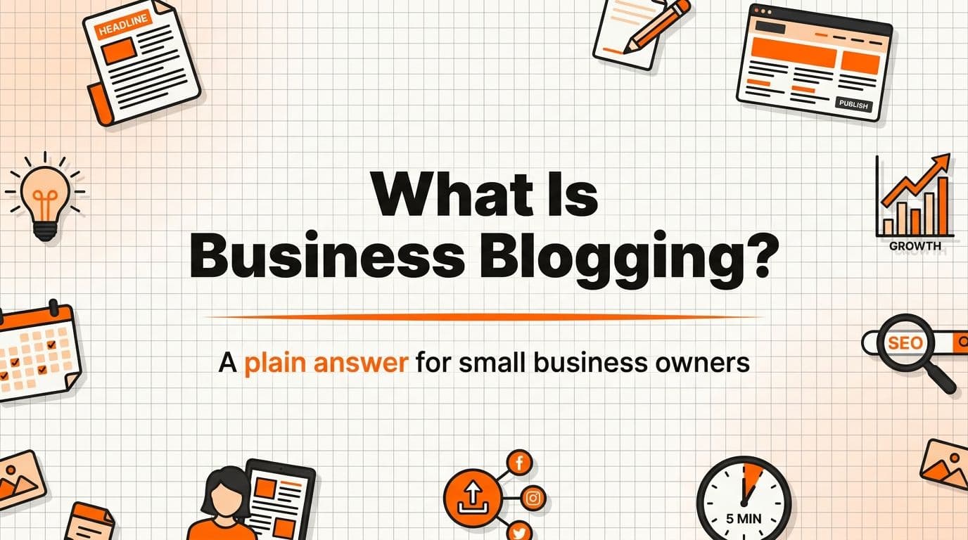 What Is Business Blogging? A Plain Answer for Owners
