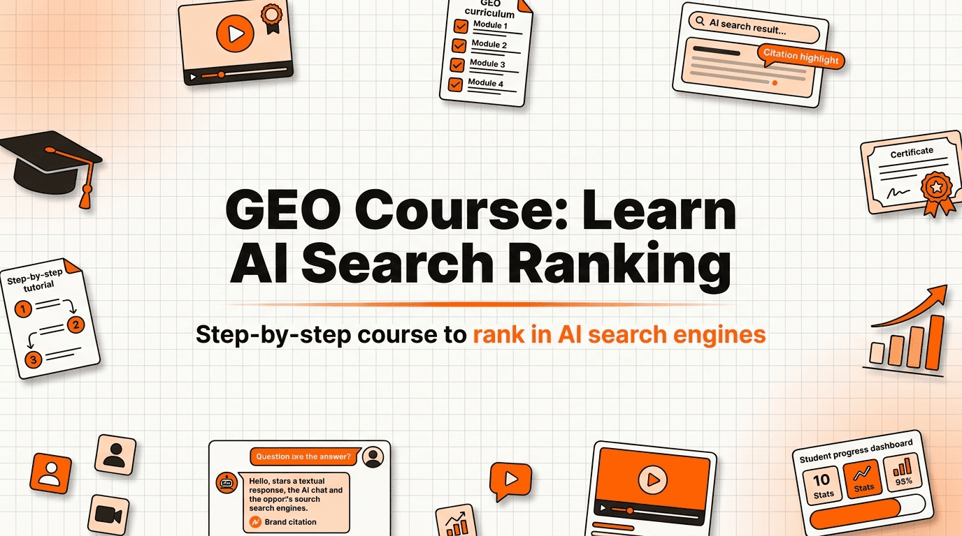 GEO Course: Learn Generative Engine Optimization